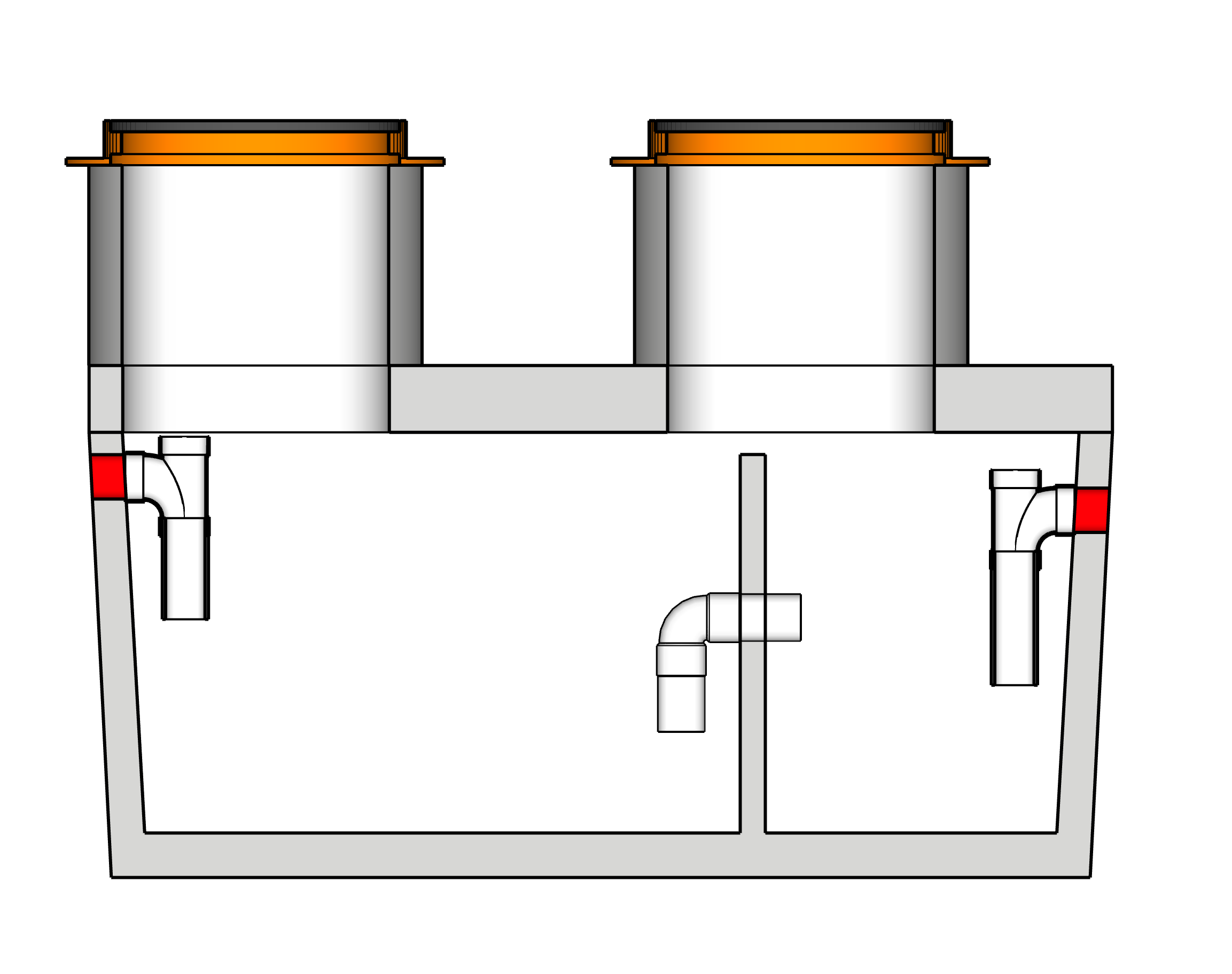 500 Gallon Sand Oil Interceptor